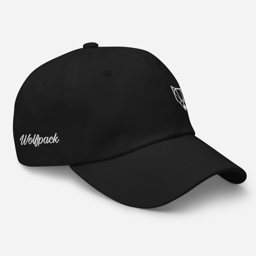Wolfpack Cappellino con logo e scritta ricamati Bianchi