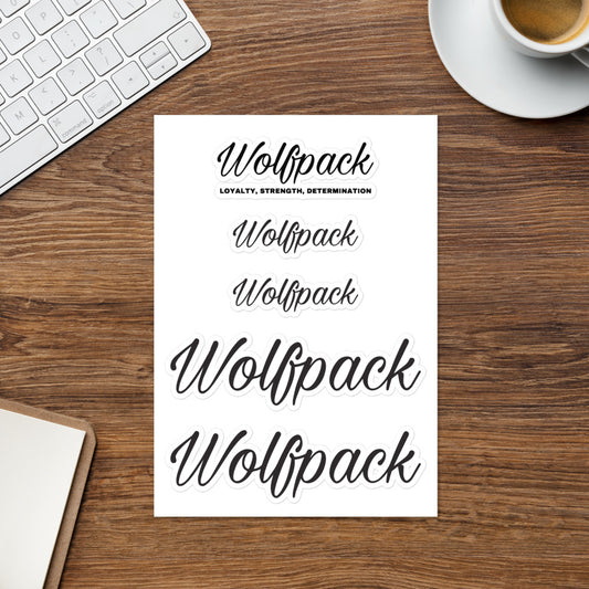 Wolfpack Basic Stickers