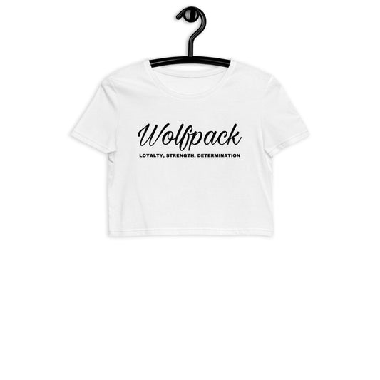 Wolfpack Crop top White (Eco Friendly)